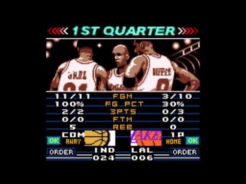 NBA In The Zone 2000 (Game Boy Color)- Gameplay
