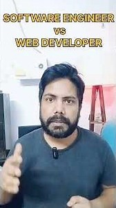 Software Engineer VS Web Developer #software #engineer #computerscience #coding