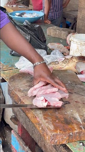 🔪 Fresh Red Snapper Cutting – Clean Cuts & Perfect Slices! 🐟💯