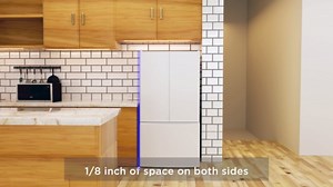 BLACK+DECKER 20.1 Cu. Ft. Top Mount Refrigerator with Freezer, 2 Door Refrigerator with Top Freezer and Adjustable Temperature Control, ENERGY STAR, BR2010JW, White