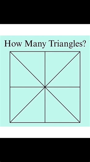 How many triangles can you spot? 🔺