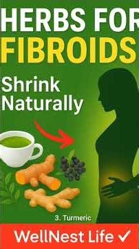 Herbs For Fibroids! Shrink Naturally