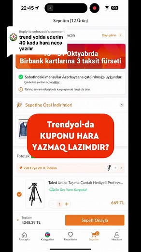 Trendyol Endirim Kodu Nasıl Alınır? İndirim Kuponu Hara Yazılır!
