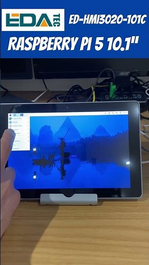 Raspberry Pi 5 industrial 10.1” screen with nvme. Edatec ED-HMI3020-101C