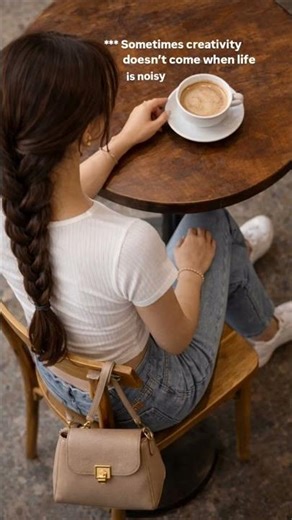 Sometimes Creativity Comes from Silence | A Quiet Coffee Moment | Creativity Begins Where Noise Ends
