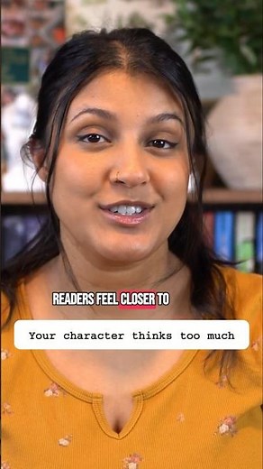 Hot take: your character thinks too much #authorproblems