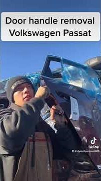 Volkswagen Passat rear door handle removal