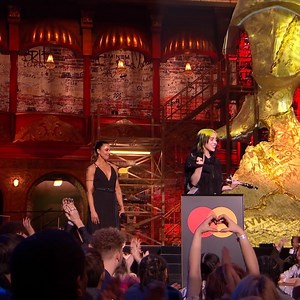 The moment Billie Eilish realised all the love in the room ❤️ | BRIT Awards