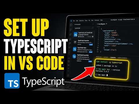 How to download and set up TypeScript compiler in VS Code - Beginner Guide