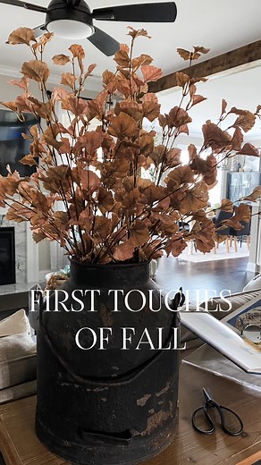 It has begun!! My first touches of fall. I have used some very neutral ginko stems that make for a nice transition from late summer into early fall. I think they’re perfect in my vintage treasure🖤 For reference I used 3 stems. I think I might need one more👏🏻. ✨Comment SHOP and links will be sent to your DM☺️ See something you like in my home? Tap the blue link in my bio to shop. Always feel free to ask me for a link in comments or DMs☺️. https://liketk.it/4ga0j #fall #falldecor #fallstems #my