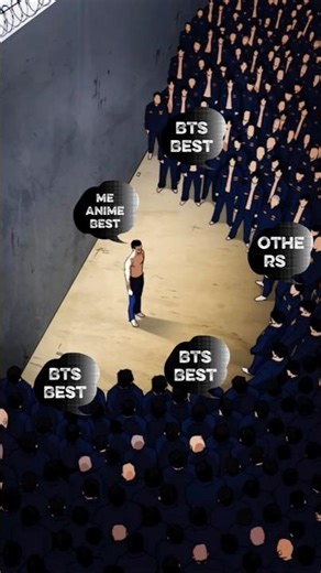 Me and Anime VS Other's + BTS your favorite spam #art #anime #reels #trending #viral #music #bts