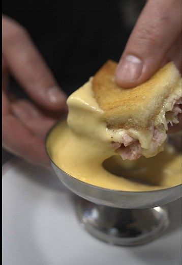 Le croque-monsieur 🥪 #recette #sabayon #crocmonsieur #cheesy #fluffy