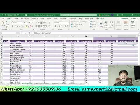 New Perspectives Excel 365/2021 | Module 7: SAM Project 1b | #SAM Project 1b Excel Module 07