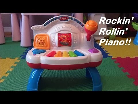 Playskool Rocktivity Piano Toy Demonstration and Review