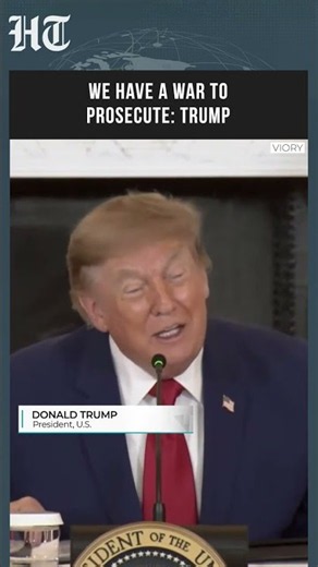 We Have A War To Prosecute: Trump Issues Stark Warning Amid Escalating Tensions With Iran | #shorts