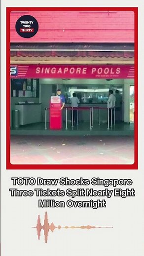 TOTO Surprise in Singapore Three Winners Wake Up Rich #TOTO #Singaporenews