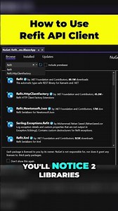 How to use Refit API Client in #dotnetcore #aspnetcore