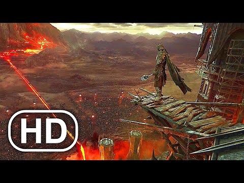 Sauron Destroys Entire Army Of Humans Battle Scene 4K ULTRA HD Action