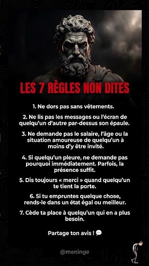 🤫 Les 7 règles de l'étiquette sociale !