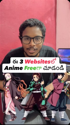 Telugu Tech Zone | ఈ 3 Websites లో Anime Freeగా చూడండి‼️🤩 #viralreels #telugutech #techtips #reelstelugu #telugureels #techupdate #telugureels #techreels... | Instagram
