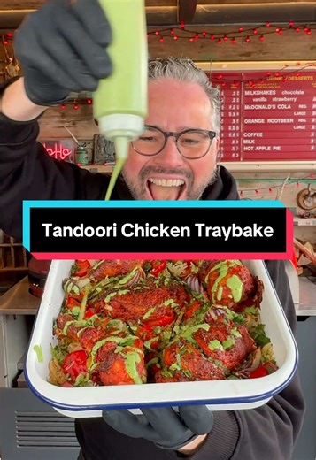 AD Here’s how to make a banging tandoori chicken tray bake. This recipe can be found over on @Plate Up where you can get all of the ingredients delivered to your door just a few clicks. You could find a link to the Recipe in my bio. #Tandoorichicken #traybake #easyrecipes #traybakes