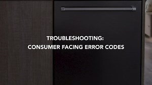Troubleshooting Consumer Facing Error Codes On Your 2020 Dishwasher