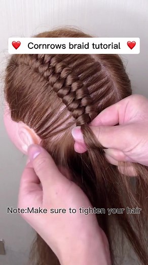 Cornrows Braids Tutorial