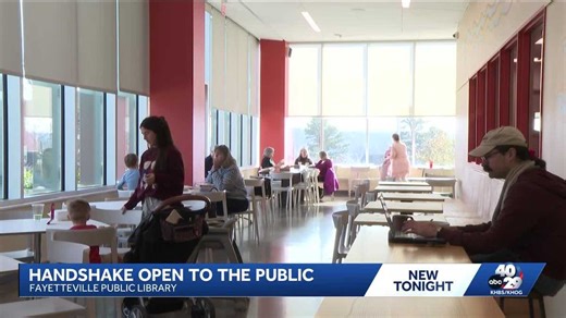 New restaurant at the Fayetteville Public Library now serving the public