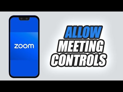 How To Allow Meeting Controls On Zoom Workplace App