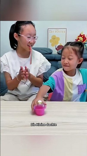 The older sister helped her younger sister win, but…