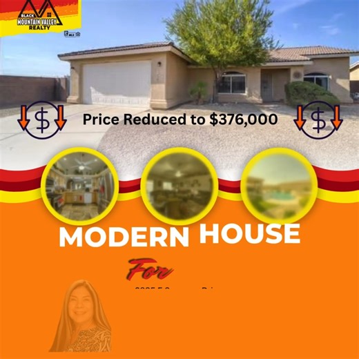 ✨ PRICE DROP ALERT! ✨ This stunning pool home in Rancho Palo Verde Estates just got even better! Now offered at $376,000 — your chance to own a resort-style backyard, boat-deep garage & gorgeous open floorplan. Don’t wait on this one! 🏡💦 #MohaveValley #MohaveValleyHomes #RanchoPaloVerdeEstates #ArizonaHomesForSale #PriceReduced #PoolHome #DesertLiving #HouseHunting #HomeSweetHome #RealEstateDeals #JustListedAZ #ColoradoRiverLife #AZRealEstate #RealtorLife #HomeGoals | Black Mountain Valley Rea