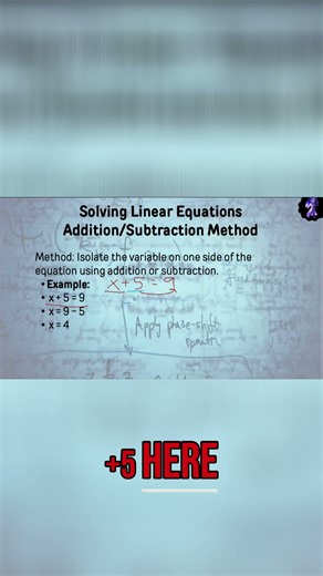 Mastering Equations: Subtracting to Solve for X