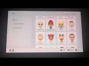 All Mii Characters in Nintendo Switch