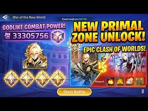 EPIC CLASH OF WORLDS! NEW PRIMAL ZONE GAMEPLAY! 🔥 ML: Adventure