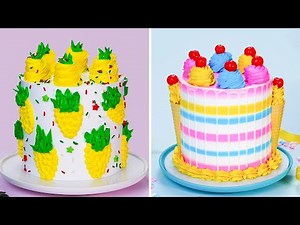 10 Creative & Beautiful Colorful Cake Decorating Ideas | The Best Cake Recipes | So Easy Cake