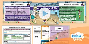 Year 4 Net and Wall: Badminton - Lesson 2 Accuracy and Aim