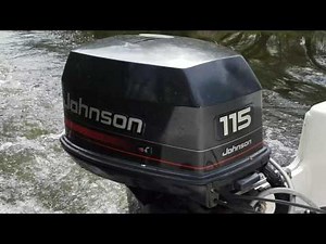Johnson Outboard Marine Motor 115 HP V4