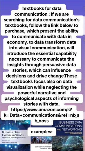 Textbooks for Data Communication