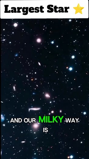 1.1K views | Largest Star #milkyway #largeststar #space #science #knowledge #facts #trending #viral #fyp #foryou | Universestory | Facebook