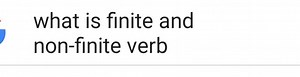 what is finite and non-finite verb... | Filo