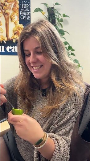 We finally tried feijoas... and nobody could agree what they taste like