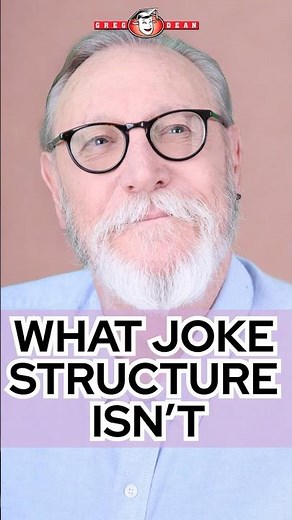 What Joke Structure Actually Is & What It Isn't #standupcomedy #gregdeancomedy #jokewriting