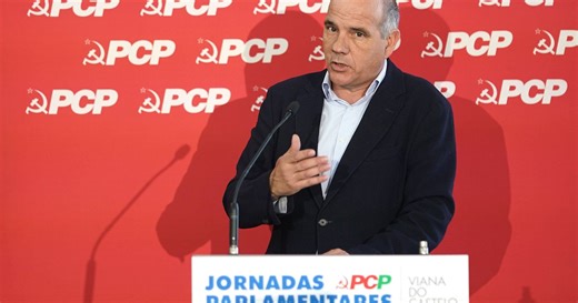Paulo Raimundo acusa Governo de violar Constituição ao recusar discutir pacote laboral com CGTP