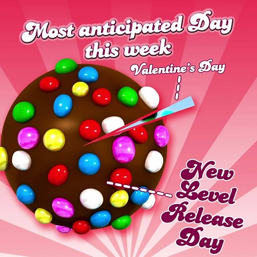 Hands up who wants new levels instead of a box of chocolates 🙌❤️️🍭 New Levels OUT NOW! | Candy Crush Saga
