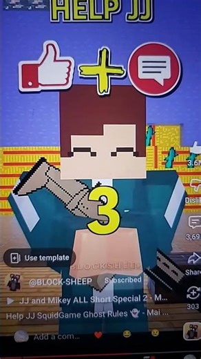 Help JJ Squid Game Ghost RulesMaizen #short #maizen#trending