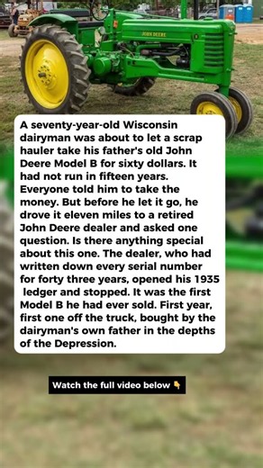 The 1935 John Deere B and One Question