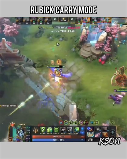 Rubick carry the whole team. | KSON