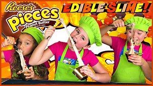 DIY Edible Slime Candy! How To Make Edible Chocolate Reese's Slime! *SLIME YOU CAN EAT* Edible Slime Recipe that is oh so yummy and fun to make! Please Subscribe for more fun videos: http://bit.ly/TheWildAdventureGirls | The Wild Adventure Girls