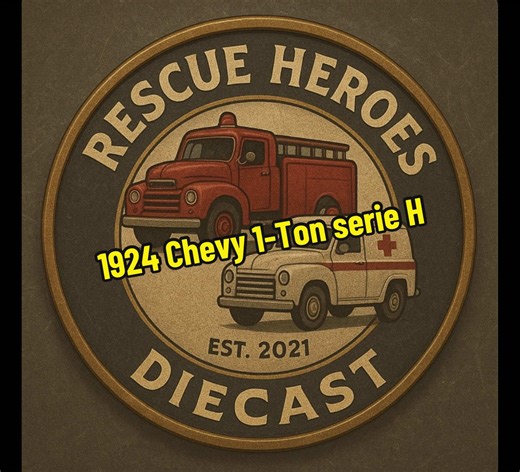 1924 Chevy 1-Ton Serie H #ambulance #diecastcollector #fordambulance #viral #rescate