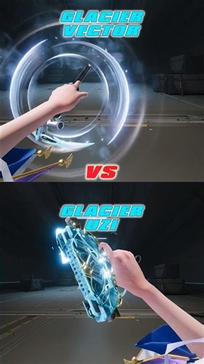 GLACIER VECTOR 🥶vs🥶GLACIER UZI || #bgmi #pubg